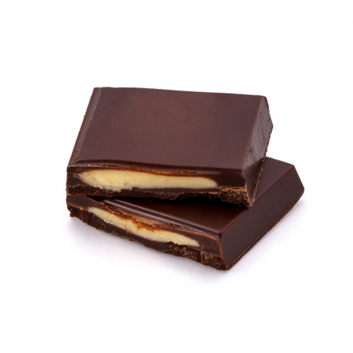 Ciocolată neagră Dibette cu fructoză – cremă de lămâie și mentă, 80 g