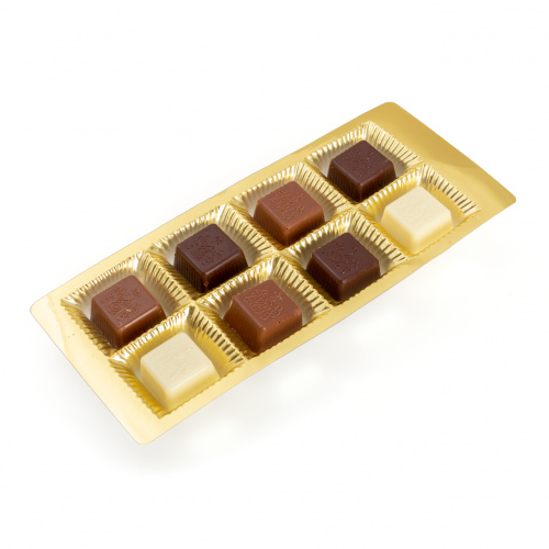 Desert asortat Pădurea de Aur - cu lichior de ciocolată, de ouă și de cafea, 95 g