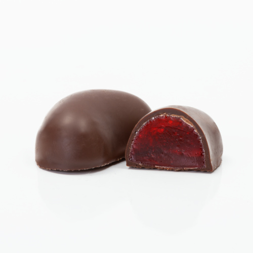 Jeleu Jellybon cu gust de vișine, învelit în ciocolată, 210 g
