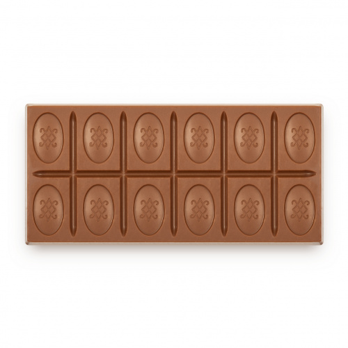 Tabletă din ciocolată cu lapte, Om de zăpadă, 80 g
