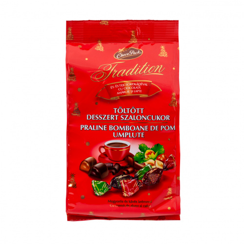 Bomboane de pom praline "Tradition", cu cremă de cafea și alune de pădure, 250 g