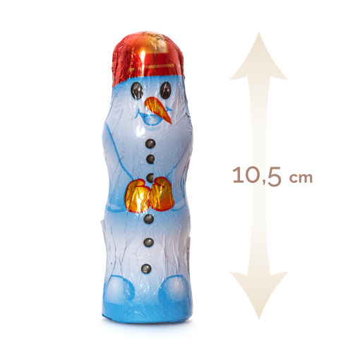 Set 6 figurine din masă de cacao, 10,5 cm, 30 g – om de zăpadă și Moș Crăciun
