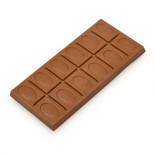 Tabletă din ciocolată cu lapte, Om de zăpadă, 80 g