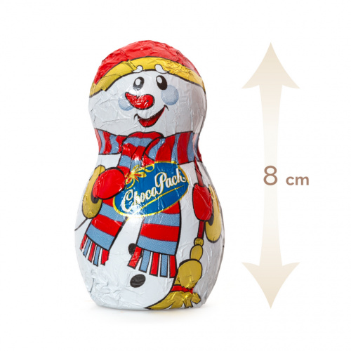 Set 24 figurine din masă de cacao, în 3 variante – doi omuleți de zăpadă și un Moș Crăciun