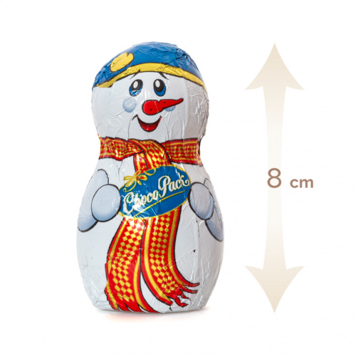 Set 24 figurine din masă de cacao, în 3 variante – doi omuleți de zăpadă și un Moș Crăciun
