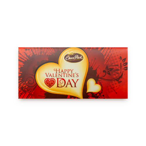 Tabletă din ciocolată cu lapte Valentine`s Day, 80 g