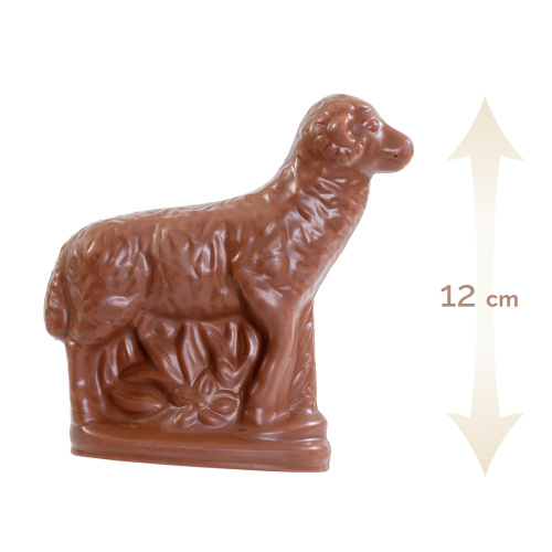 Figurină miel din ciocolată lapte, 80 g