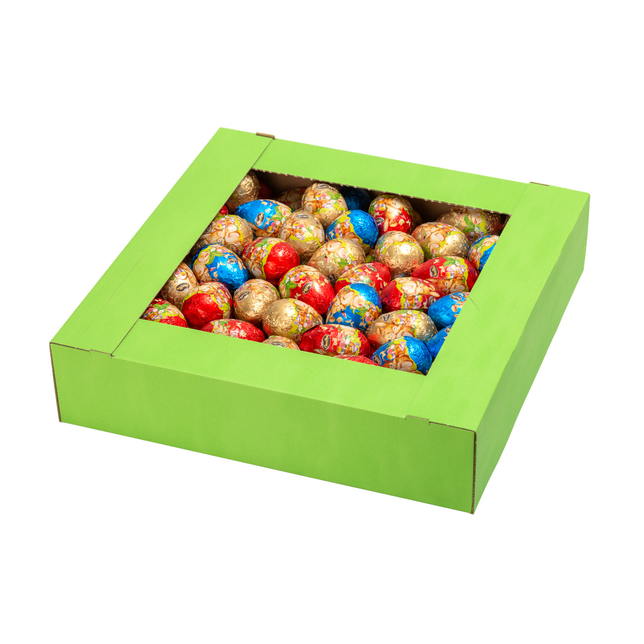 Figurine ouă din ciocolată lapte, 100 buc. × 20 g