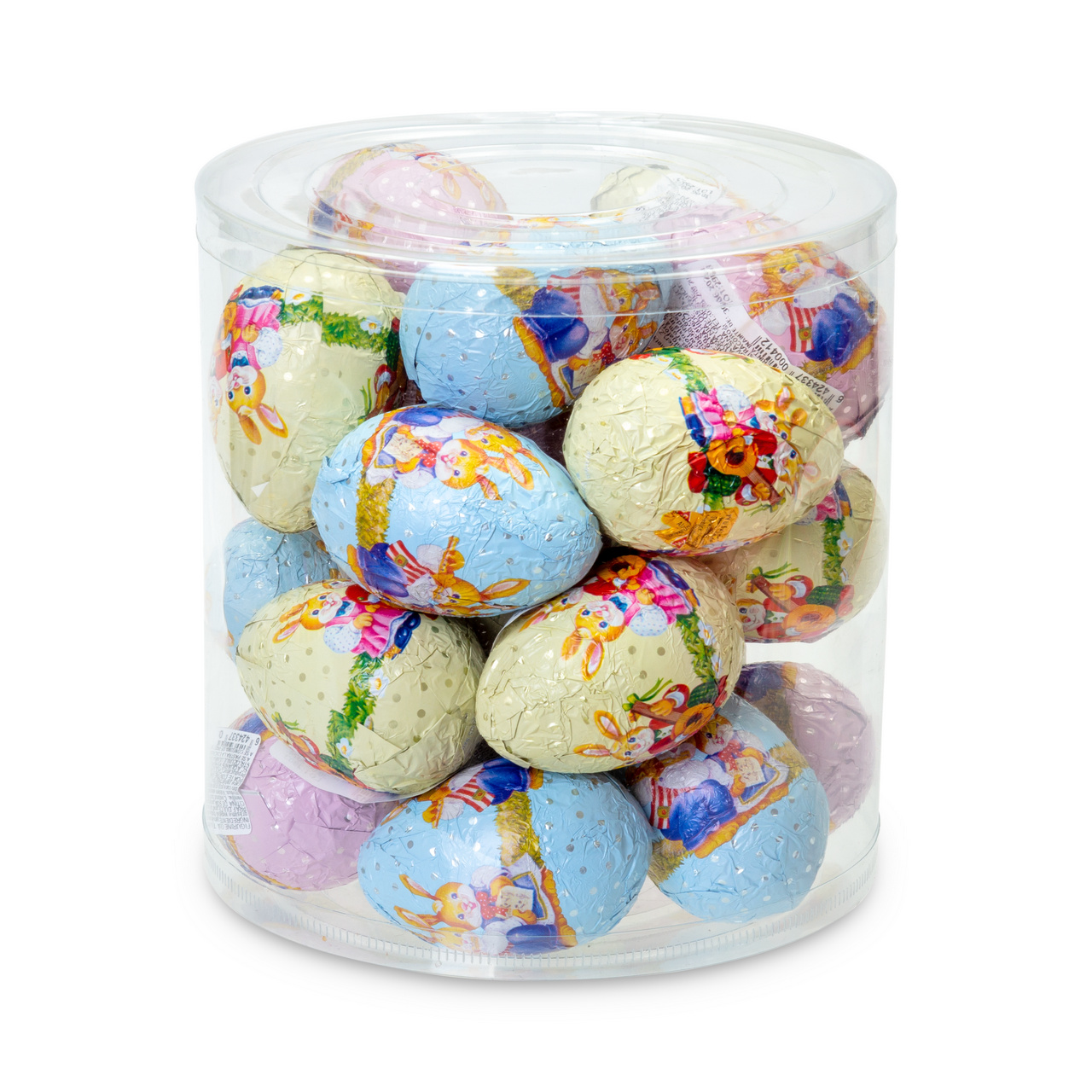 Set 25 figurine ouă din masă de cacao – Trilla, 6,5 cm, 20 g