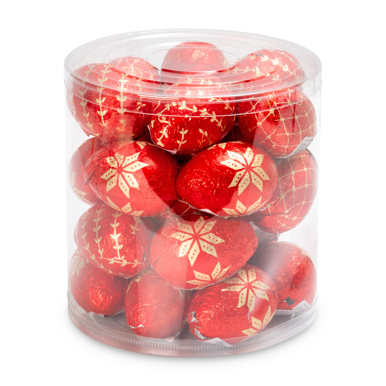 Set 25 figurine ouă din masă de cacao – încondeiate, 6,5 cm, 20 g