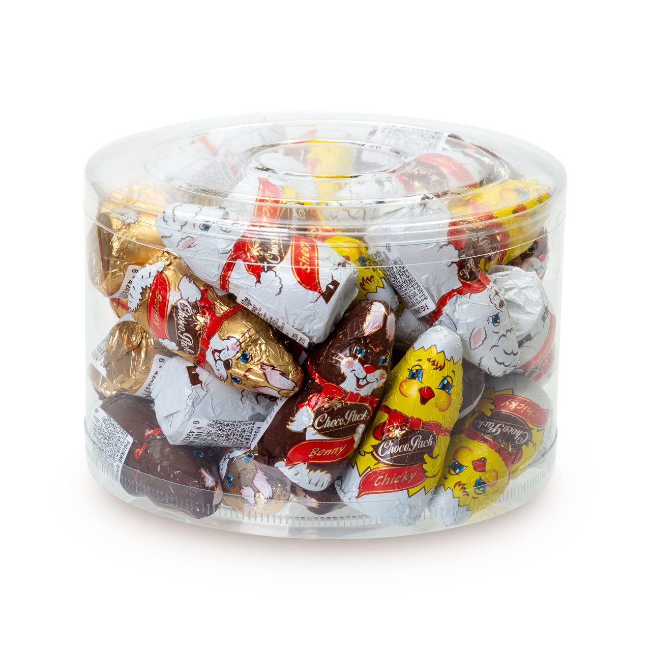 Set 40 figurine Paște din ciocolată lapte, 6 cm, 10 g