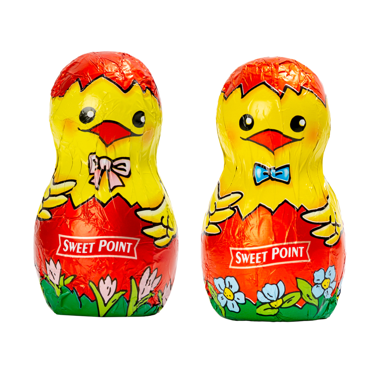 Set 36 figurine pui din masă de cacao, 7 cm, 26 g