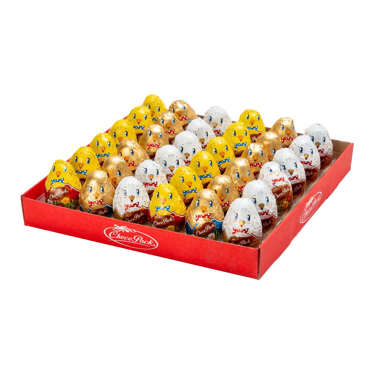 Set 36 figurine pui din masă de cacao, 7 cm, 25 g