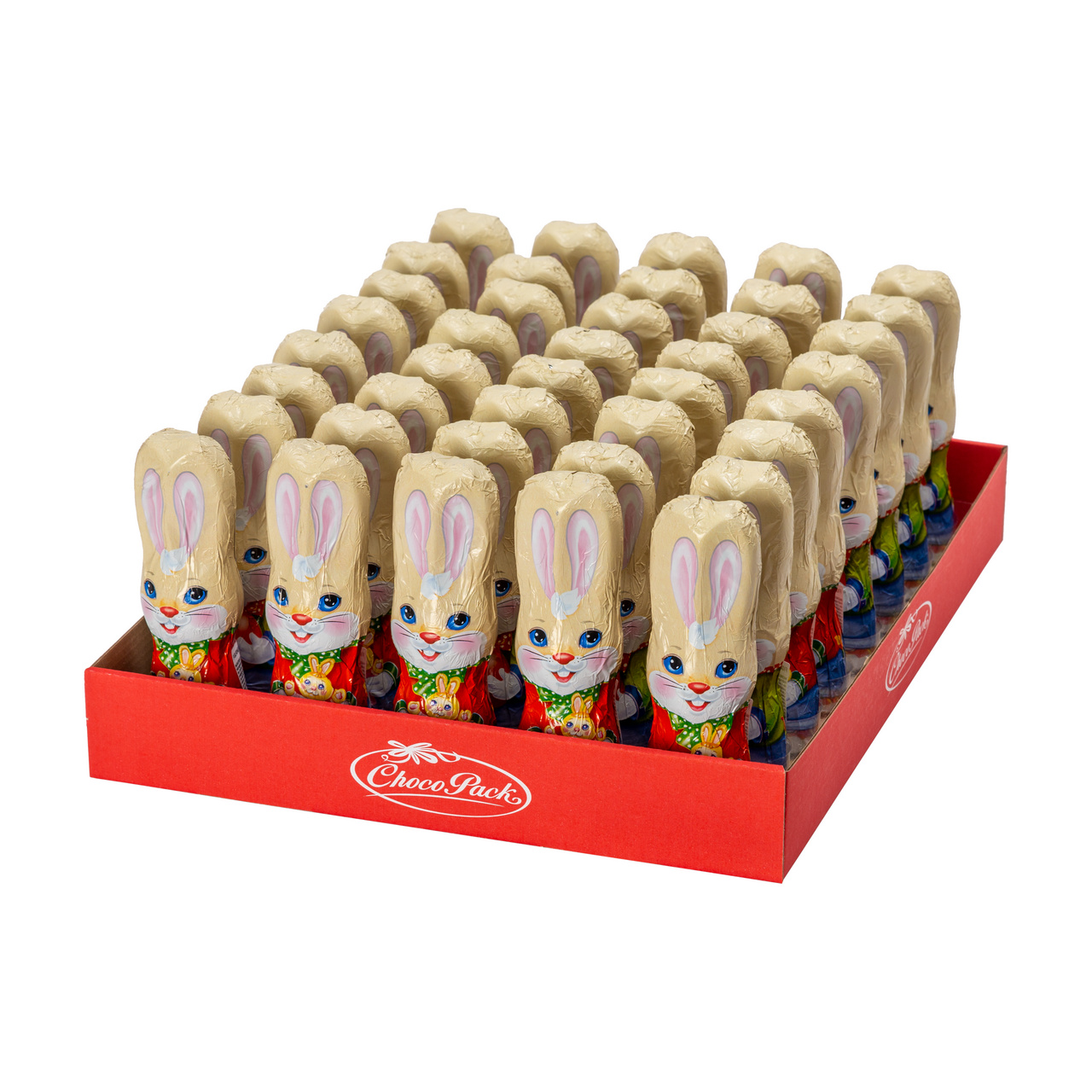 Set 40 figurine iepuraș din masă de cacao, 13,5 cm, 50 g