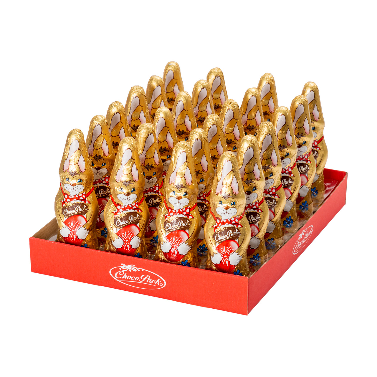 Set 24 figurine iepuraș din masă de cacao, 18 cm, 70 g