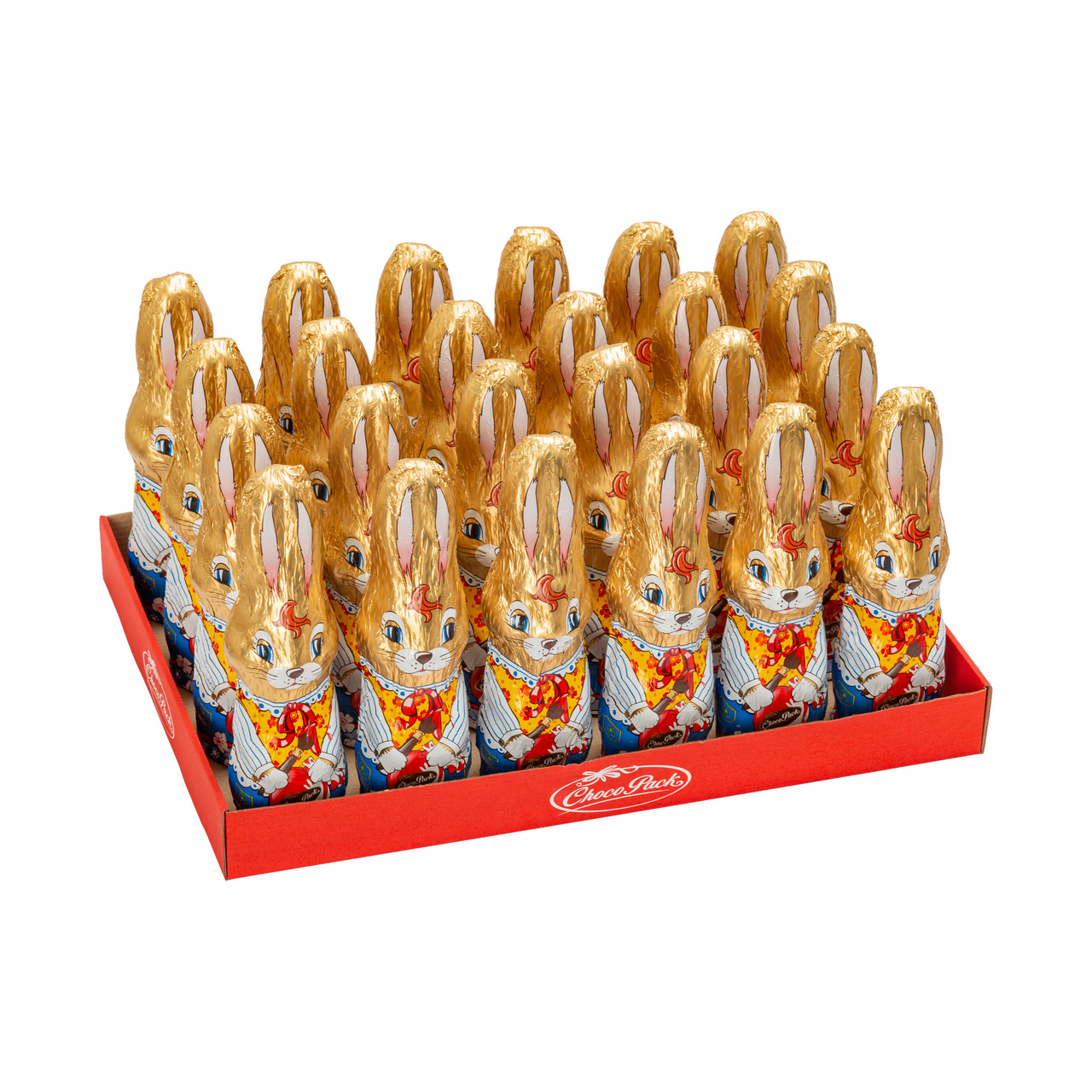 Set 24 figurine iepuraș din masă de cacao, 20 cm, 90 g