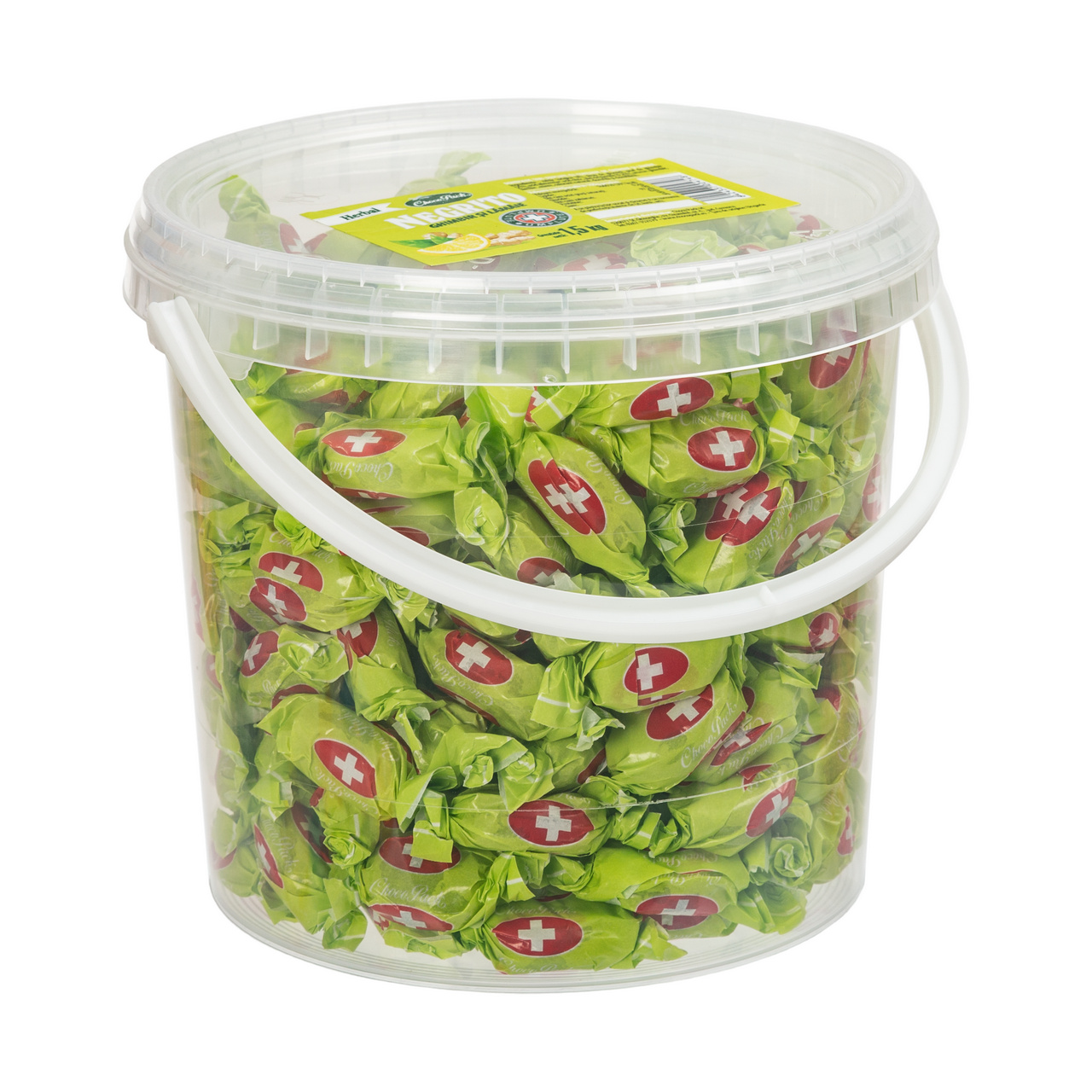 Negrito – Bomboane tari, umplute, cu conținut de ghimbir și ulei de lămâie, 1,5 kg