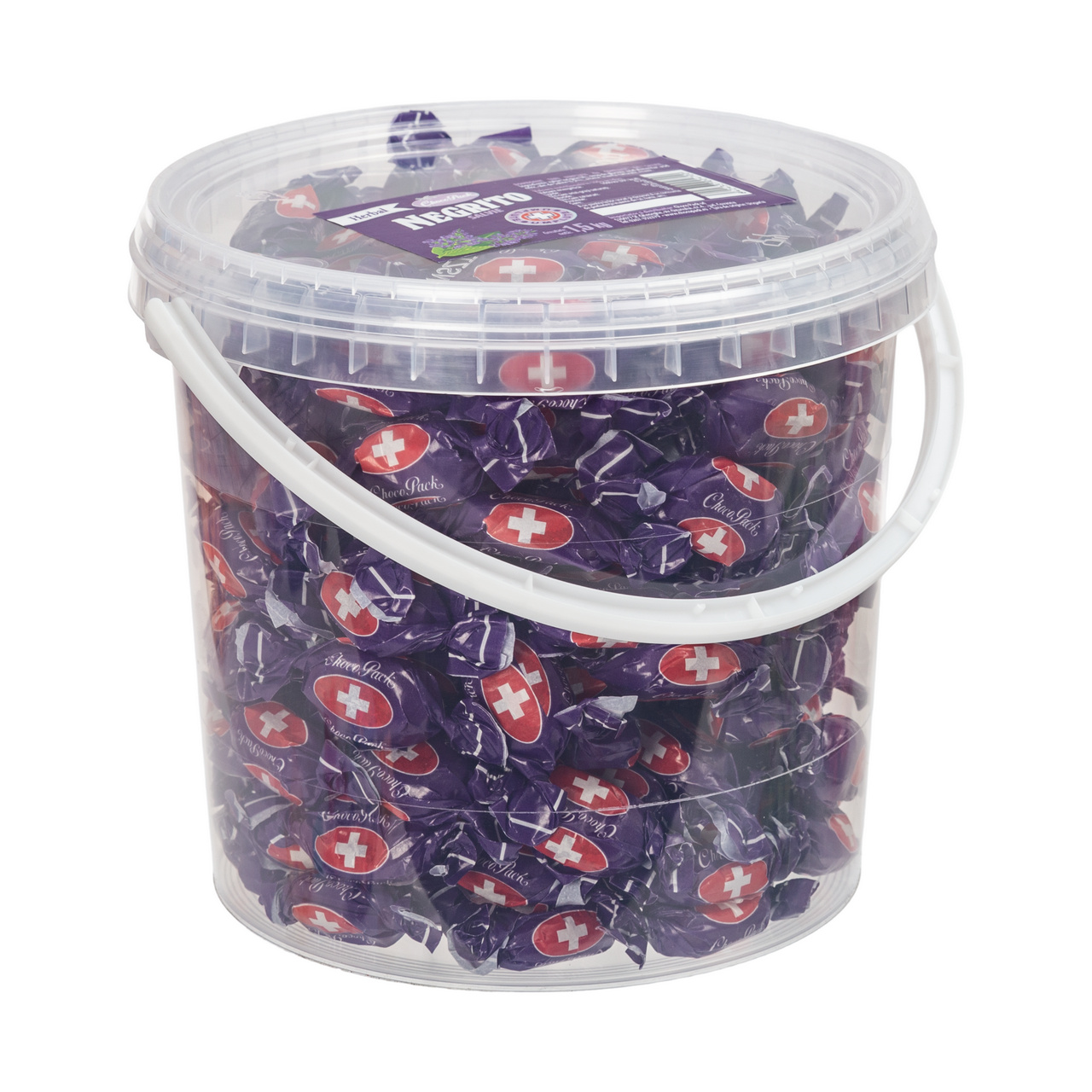 Negrito – Bomboane tari, umplute, cu conținut de ulei de salvie, 1,5 kg