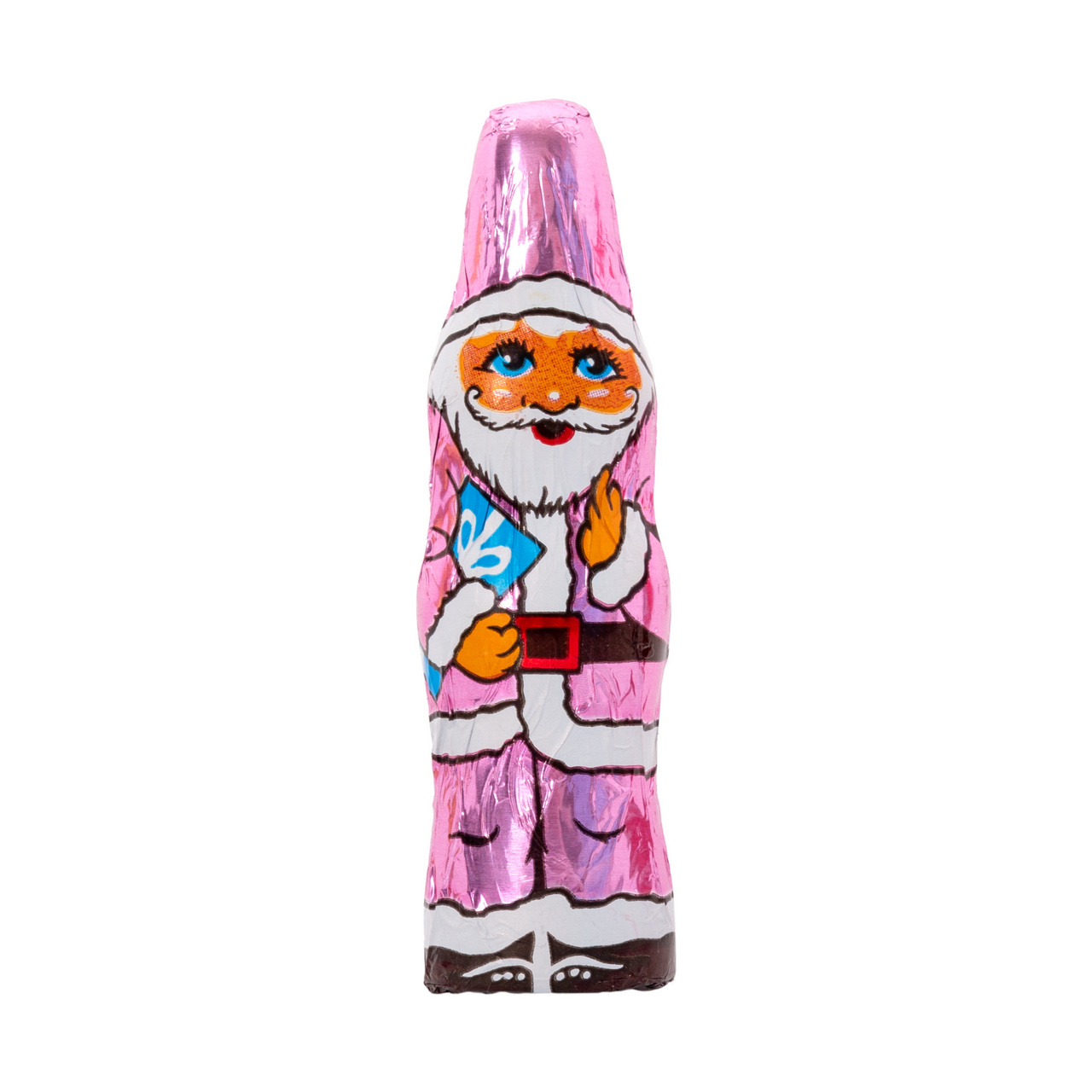 Set 30 figurine din ciocolată lapte –  Moș Crăciun, 10 cm, 18 g