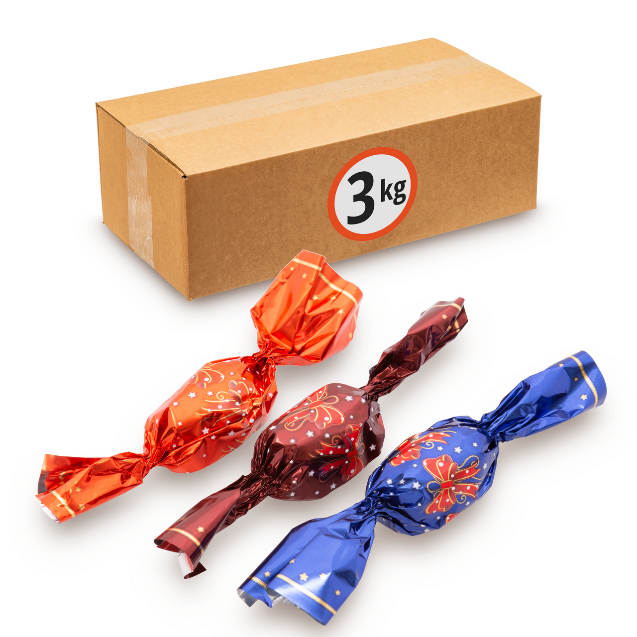 Bomboane de pom mixt, cu jeleu, cu gust de cocos și cacao :: 3 kg