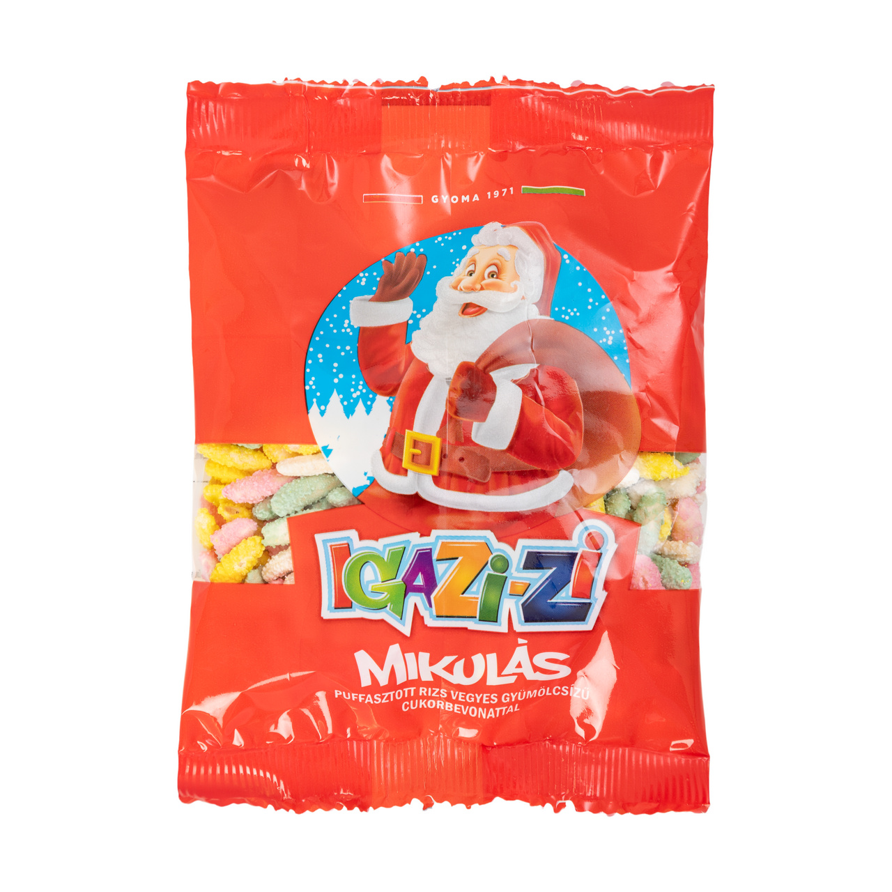 Orez expandat cu glazură de zahăr, cu gust de fructe, 35 g