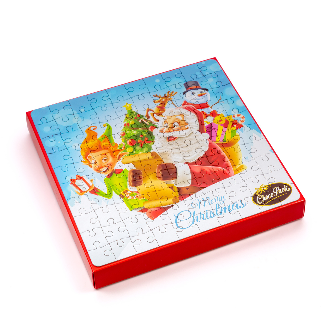 Praline din ciocolată cu puzzle cadou, 140 g