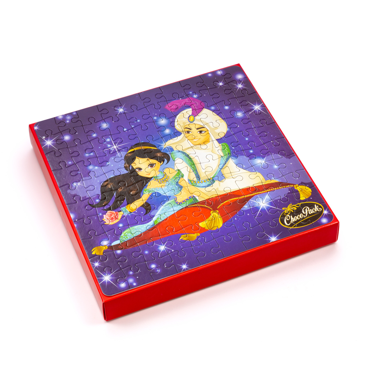 Praline din ciocolată cu puzzle cadou, 140 g