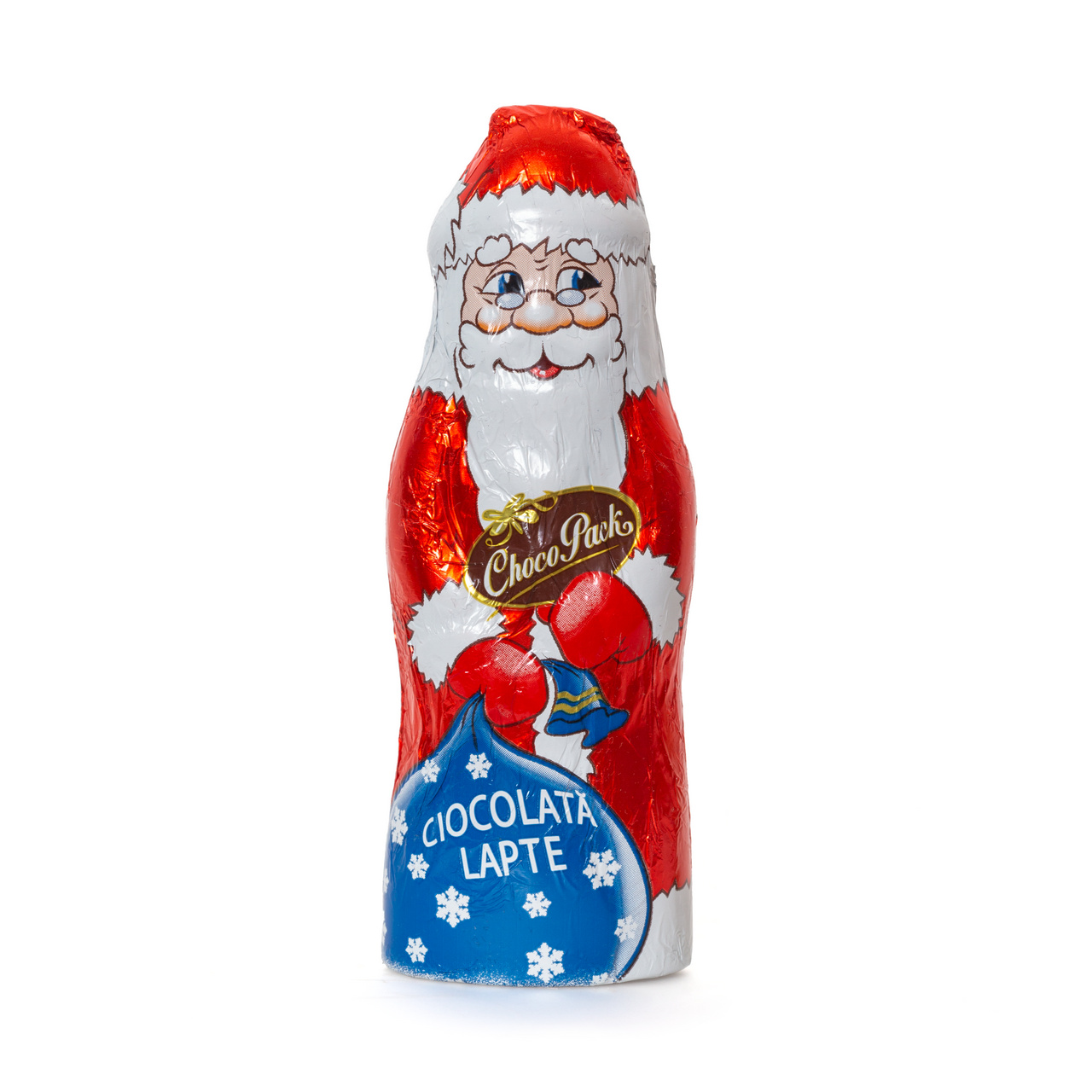 Figurină din ciocolată lapte – Moș Crăciun, 13,5 cm, 40 g