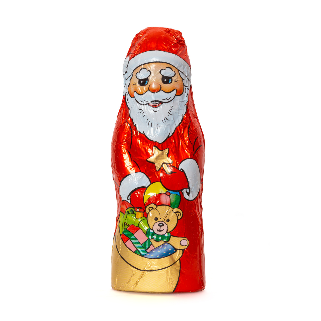 Figurină din masă de cacao – Moș Crăciun, 13,5 cm, 42 g