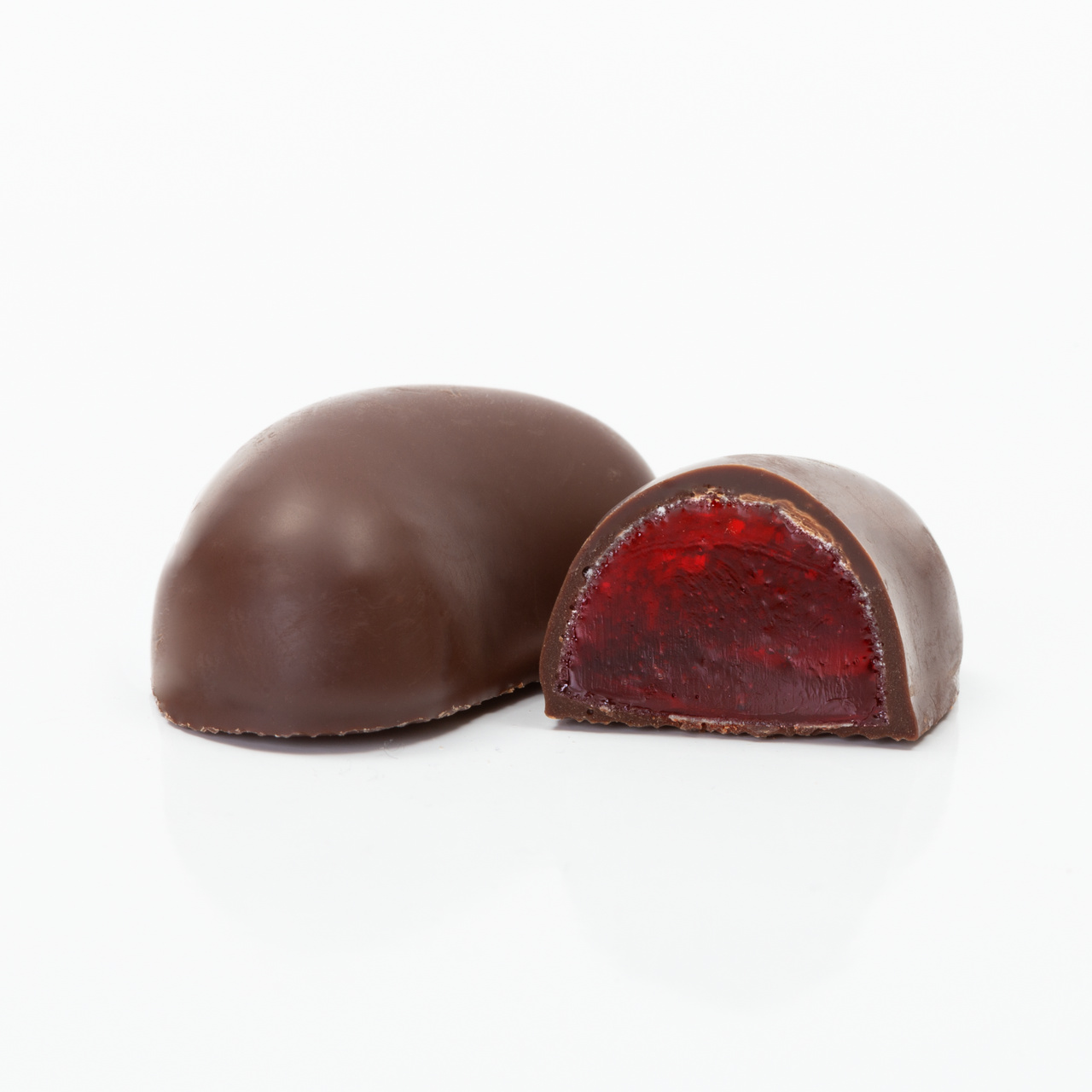 Jeleu Jellybon cu gust de vișine, învelit în ciocolată, 210 g