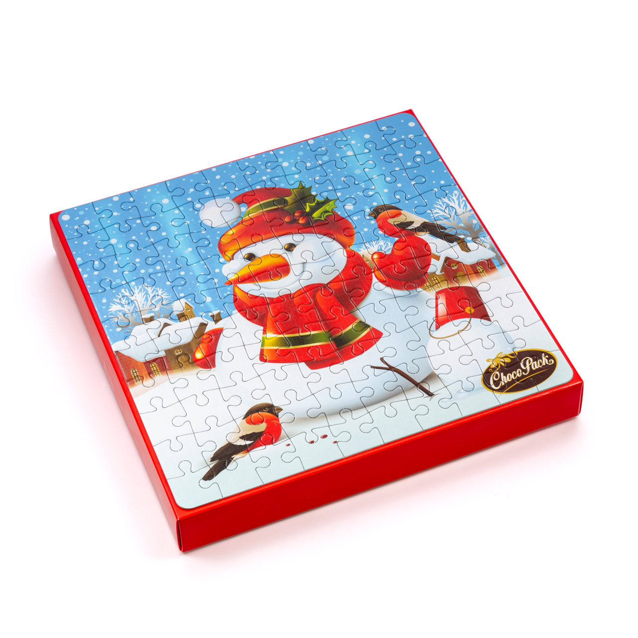 Praline din ciocolată cu puzzle cadou, 140 g