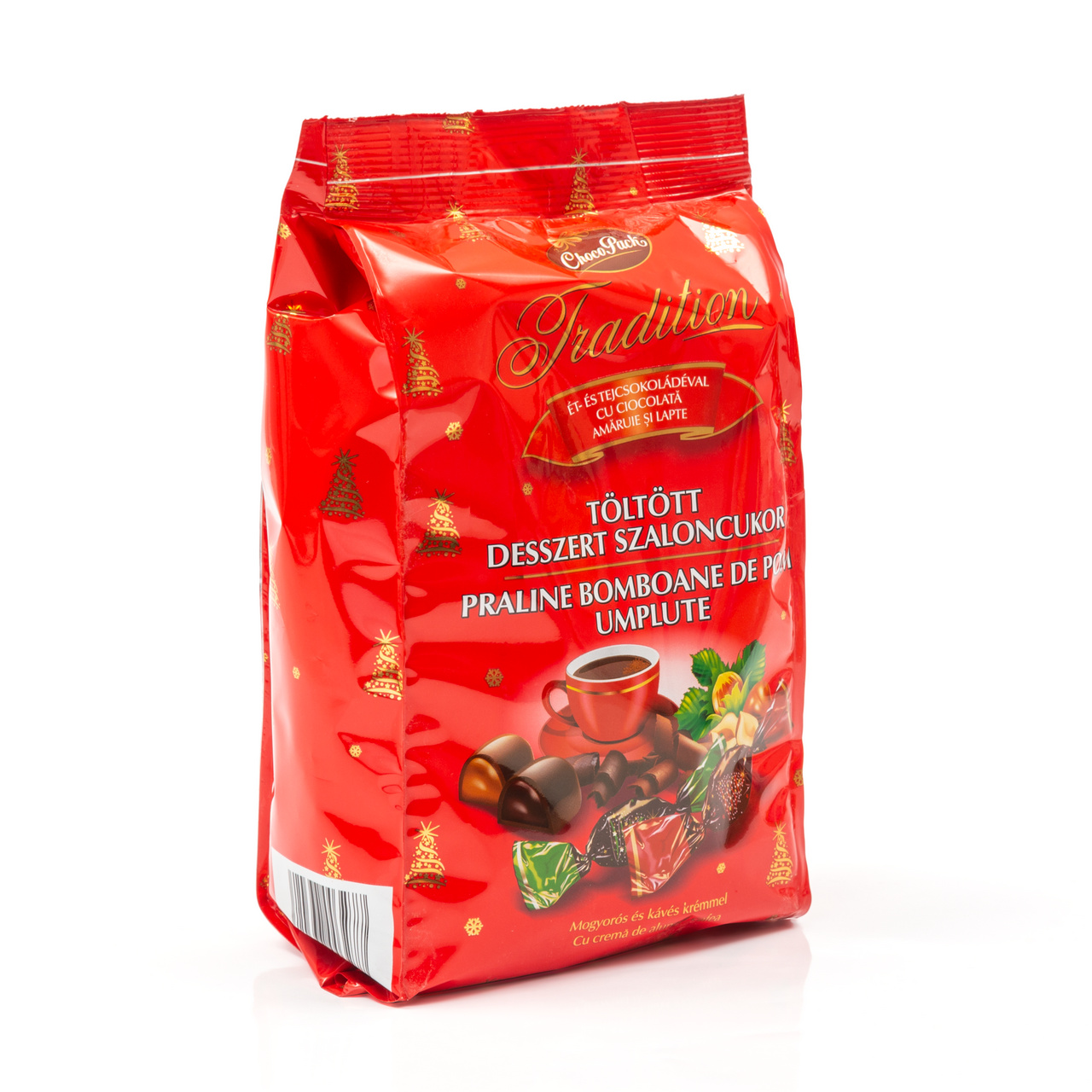 Bomboane de pom praline "Tradition", cu cremă de cafea și alune de pădure, 250 g