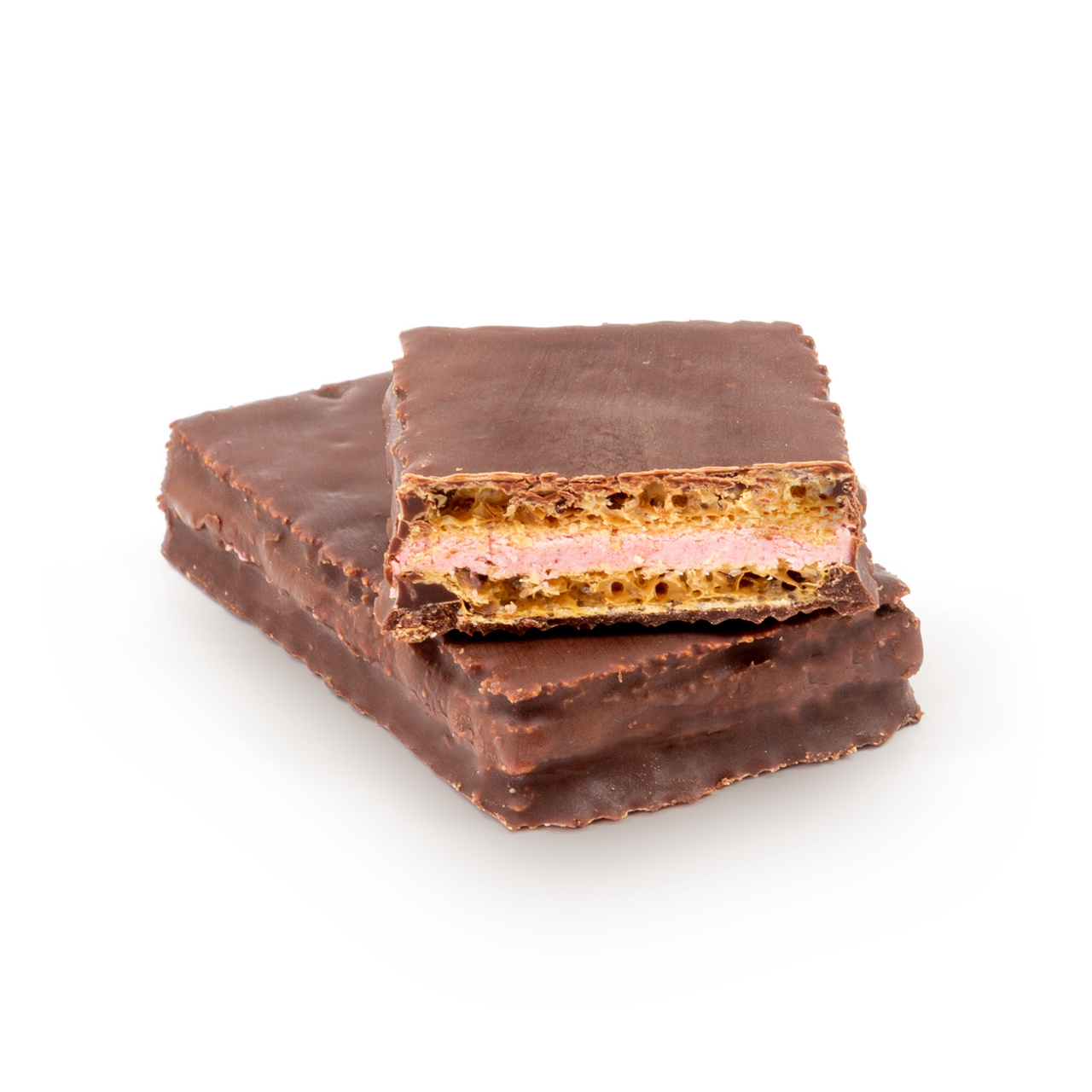 Napolitane Dibette cu eritritol și stevia, fără lactoză – cu cremă de coacăze negre, 6 × 16 g