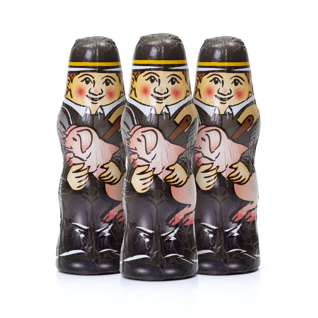 Set 3 figurine din ciocolată lapte – coșar, 10,5 cm, 30 g
