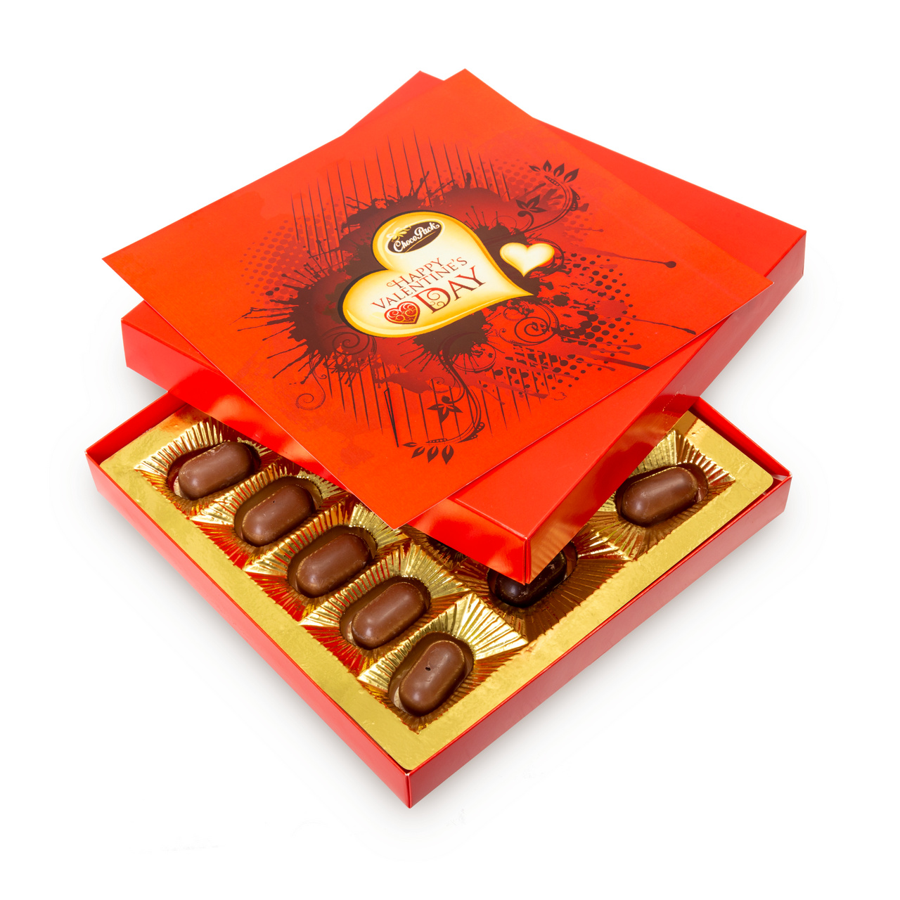 Praline din ciocolată Valentine`s Day, 140 g