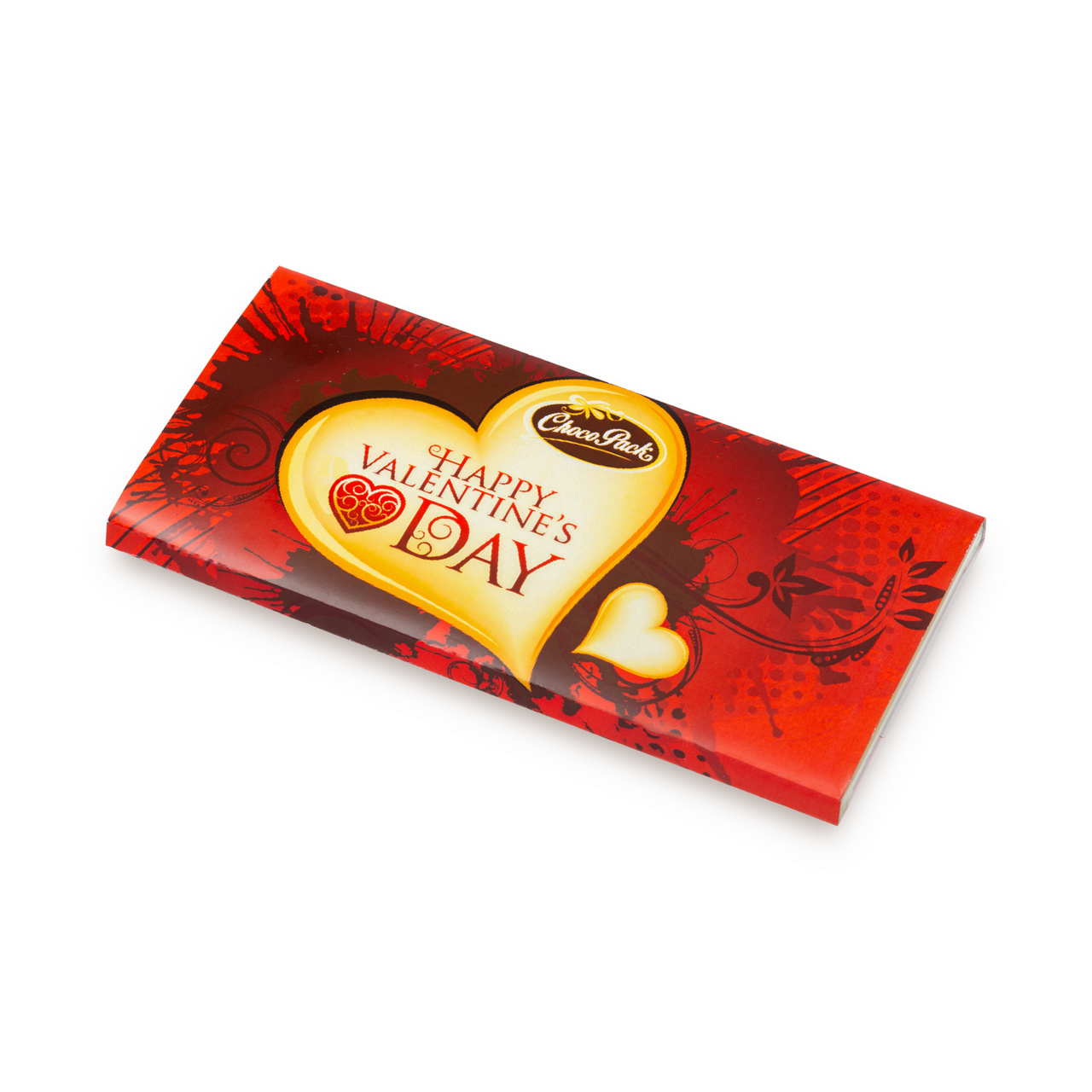 Tabletă din ciocolată cu lapte Valentine`s Day, 80 g