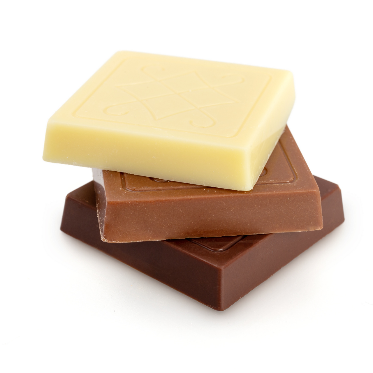 Tablete de ciocolată Pădurea de Aur - ciocolată neagră, lapte și albă, 80 g