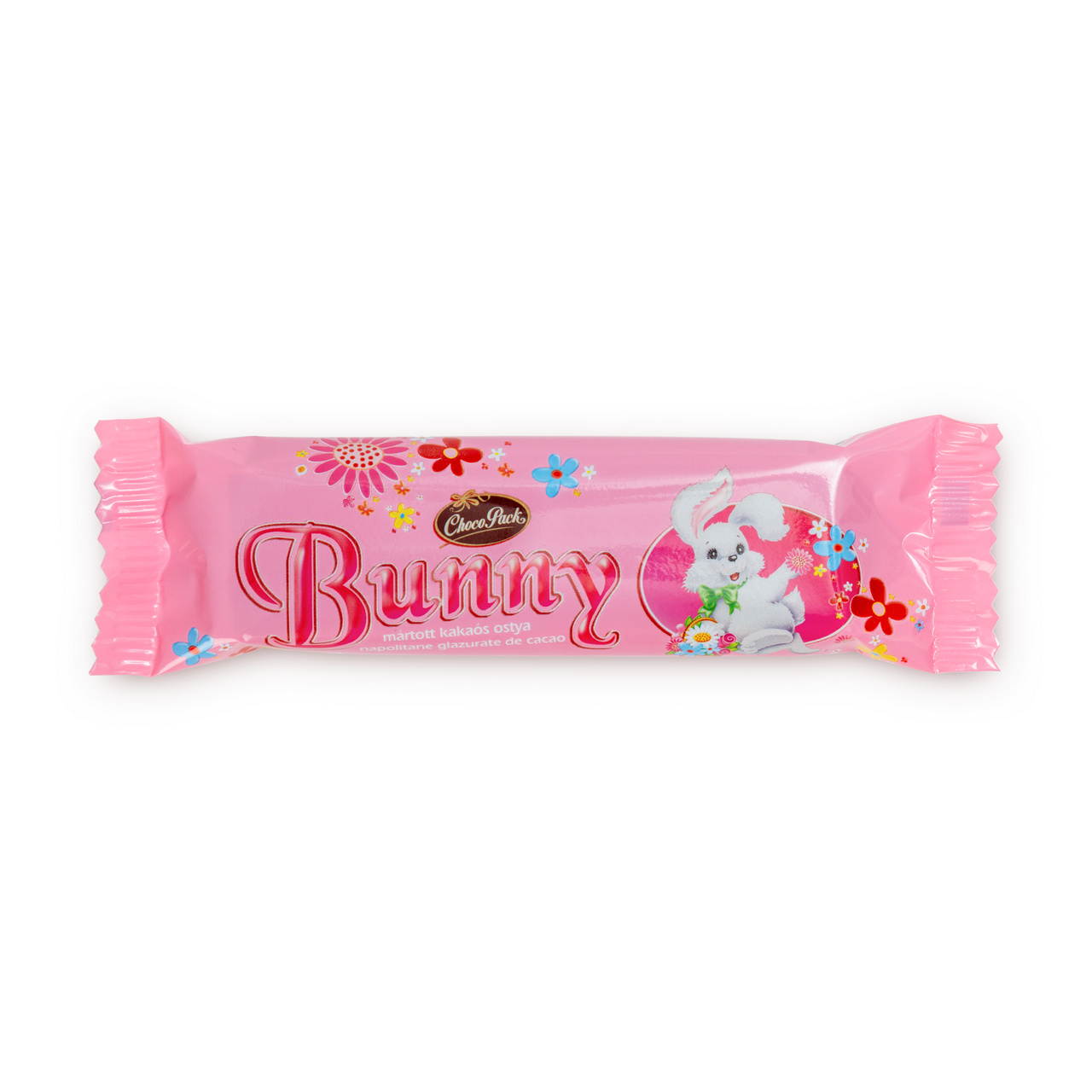 Bunny – napolitană cu cremă de cacao, în glazură de cacao, 20 buc. × 25 g