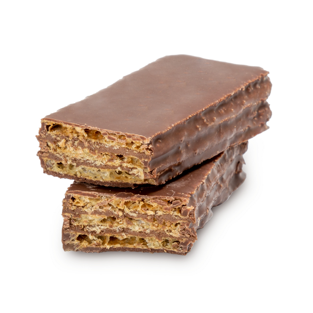Bunny – napolitană cu cremă de cacao, în glazură de cacao, 20 buc. × 25 g