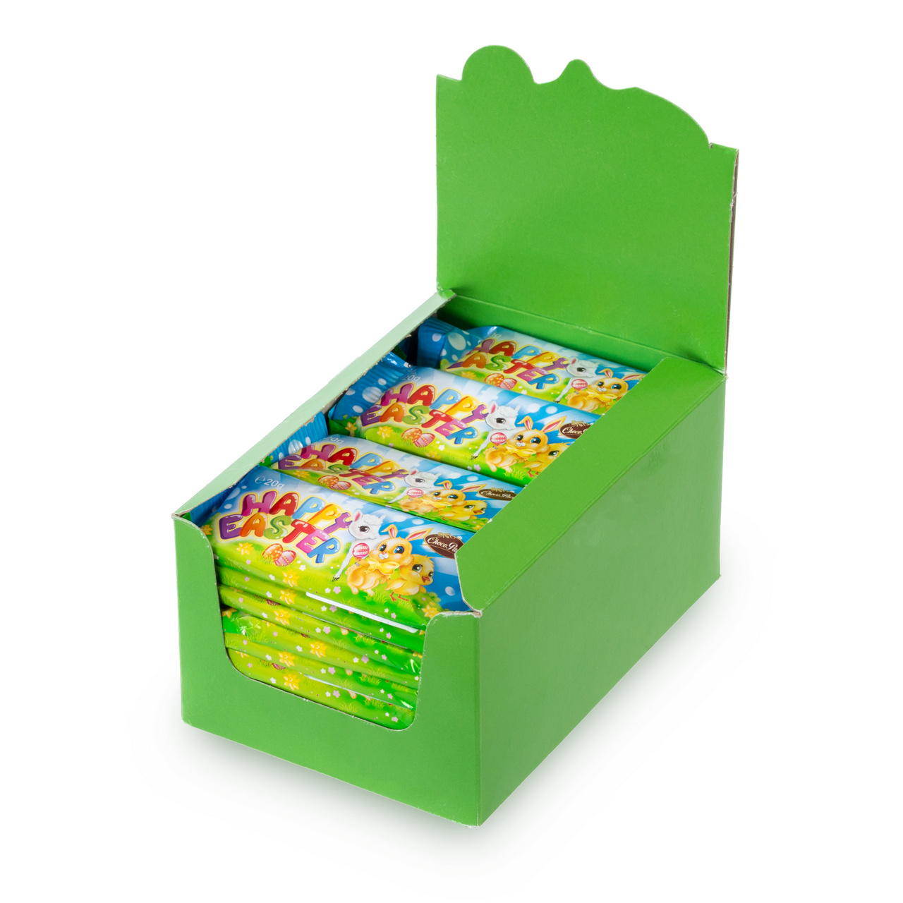 Happy Easter – tabletă din masă de cacao cu lapte, 44 buc. × 20 g
